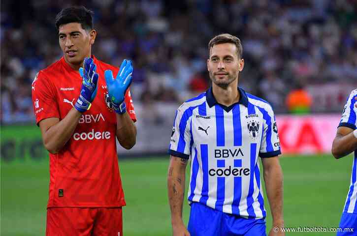 Esteban Andrada y los jugadores que encabezan la rampa de salida de Rayados