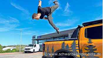 Bekannt aus Ninja Warrior Germany: Parkour-Influencer Benni Grams startet  in Calw Richtung Schweden