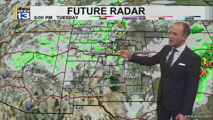 Rain chances return starting Tuesday