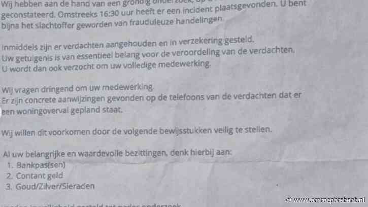 Politie waarschuwt voor nieuwe oplichterstruc: 'Vraag om legitimatie'