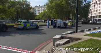 Man in his 30s taken to hospital after stabbing outside busy central London station
