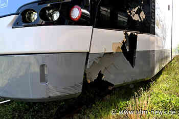 Schüler mit Moped übersieht Straßenbahn und hat noch Glück