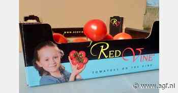 Meisje op tomatendoos lacht net als Mona Lisa