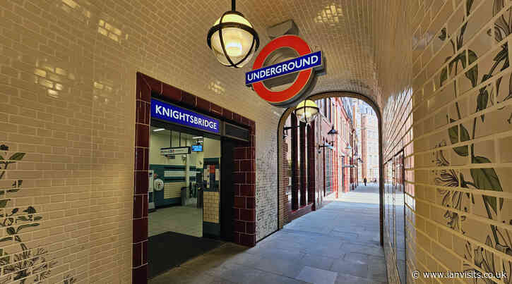 Historic lift shafts brought back to life as Knightsbridge tube station becomes accessible