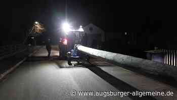 So hat das kleine Holzhausen den Maibaum der Stadt Buchloe gestohlen