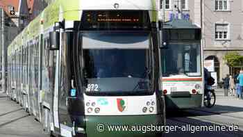 Unfall und Einsatz in Augsburg: Straßenbahn prallt gegen Polizei-Streifenwagen
