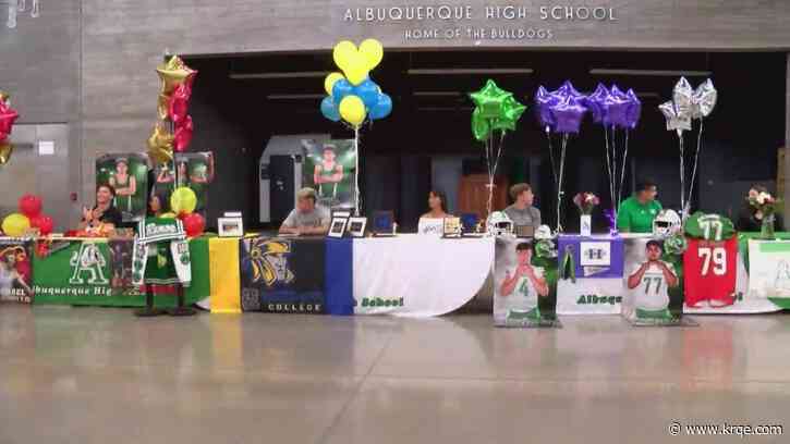 Nine student-athletes sign from Albuquerque High