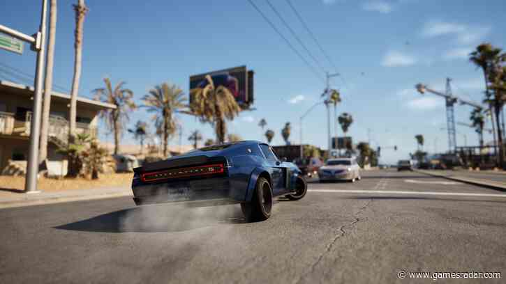 GTA veteran's new open-world game uses a camera trick while you drive "to make you feel like you're on the edge of control, almost like you're in a Fast & Furious film"