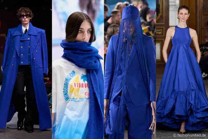 Auf dem Laufsteg gesichtet: Luminous Blue, die Farbe des Jahres 2027