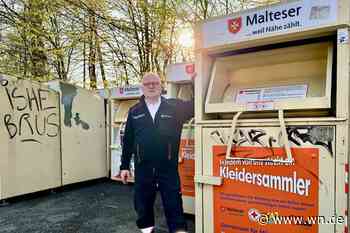 Malteser arbeiten an Altkleider-Abholung