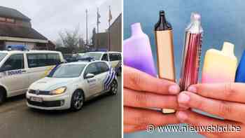 Politiediensten controleren tabakwinkels: 2.700 wegwerpvapes en 800 e-sigaretten in beslag genomen