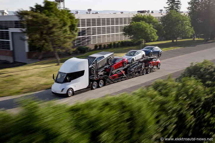 Tesla Semi mit eigener 1,2-MW-Ladeinfrastruktur