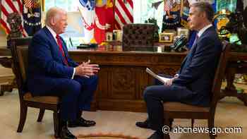 Trump discusses first 100 days of historic presidency in exclusive ABC interview