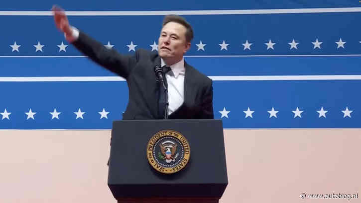 Man doet Musk-groet vanuit Tesla, maar dat pakt verkeerd uit