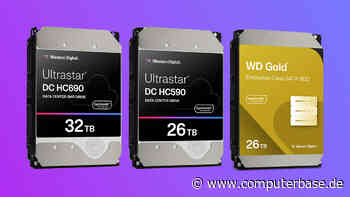 Western Digital: Über 800.000 11-Platter-Festplatten mit 26 bis 32 TB verkauft