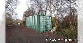 Plans for installation of 20-foot shipping container at Wirral nature reserve