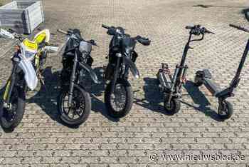 Weekendcontrole in zone KLM: Liefst 17 rijbewijzen ingetrokken en vijf opgedreven bromfietsen en steps in beslag genomen