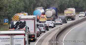 LIVE: Major delays after crash on A34 blocks lane