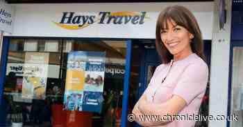 Davina McCall 'excited' as she prepares to become the face of Sunderland-based Hays Travel