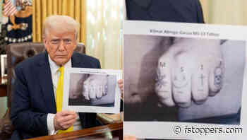 Did Trump Photoshop Gang Tattoos Onto A Photo?