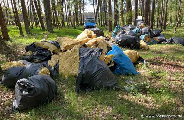 LWSPA M-V: Illegale Abfallentsorgung bei Viez/Hagenow - Wasserschutzpolizei nimmt Strafanzeige auf - Zeugen gesucht