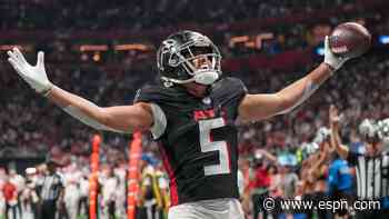 Falcons pick up WR London's fifth-year option