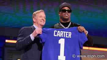 Giants' Carter also got prank call during draft