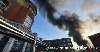 Fire crews 'could not tackle substation blaze until it was safe'