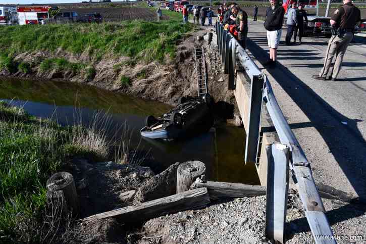 Driver killed when car crashes into water filled ditch in Kosciusko County