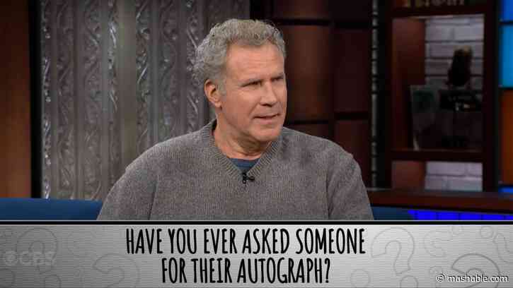 Will Ferrell answering quickfire questions from Stephen Colbert is as chaotic as youd expect