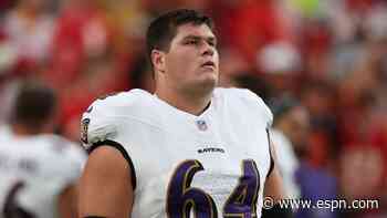 Ravens decline Linderbaum option, aim to keep C