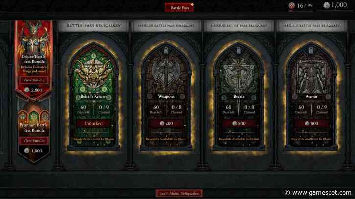 Diablo 4's Battle Pass Overhaul Isn't Going Over Well