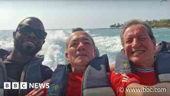 Man dismembered couple and took remains to bridge in suitcases, jury told