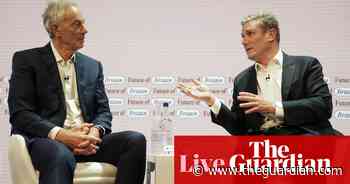 Tony Blair’s climate crisis views ‘absolutely aligned’ with government policy, Starmer says – as it happened