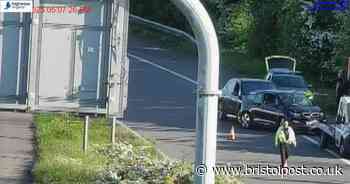 M4 slip road to M32 reopens after rush hour crash