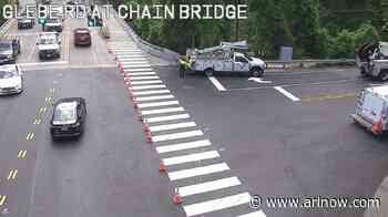 Chain Bridge Road closed due to downed wires