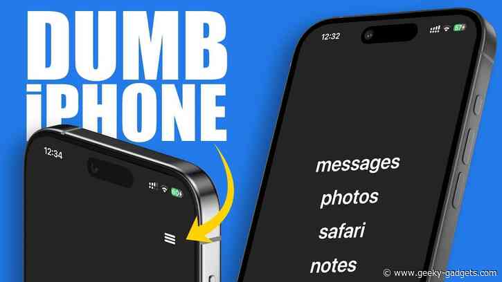 Dumb Phone Mode for iPhone: Get the App