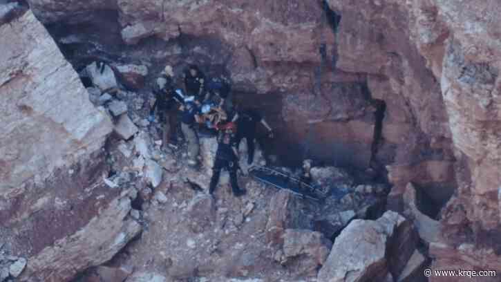 Woman airlifted from Devil's Inkwell in New Mexico