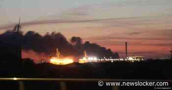 Grote brand in Westelijk Havengebied Amsterdam: veel rookontwikkeling