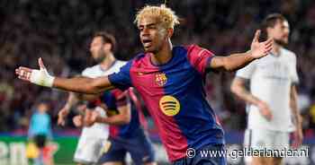 Lamine Yamal (17) schittert in 100ste wedstrijd voor FC Barcelona