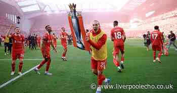 Kostas Tsimikas gets permanent Liverpool reminder after Premier League title win