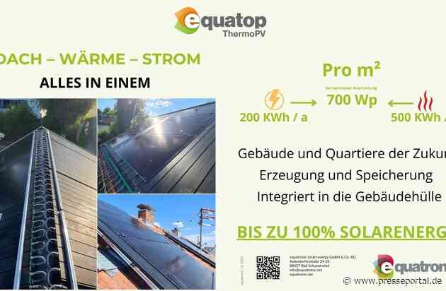 equatronic präsentiert auf der Intersolar 2025 das revolutionäre All-in-One-Energiedach equatop ThermoPV