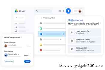 Google Drive Gets Gemini AI-Powered Conversation Feature for Uploaded Files