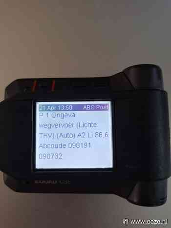 Ongeval wegvervoer op de A2 bij Abcoude