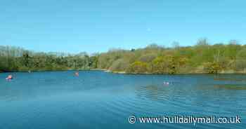 Lake a 20-minute drive from Hull offering free canoe and kayak hire this weekend