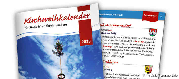 Kirchweihkalender 2025 erhältlich