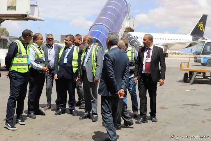 وفد مغربي يتفقد "مطار بنينا" الليبي