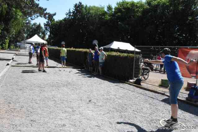 Halle leek even op Zuid-Frankrijk door invasie van petanquers