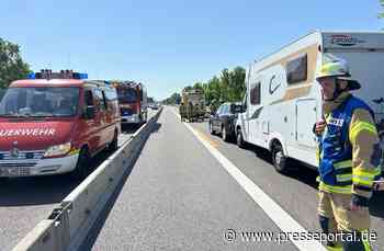 FW Weinheim: Probefahrt endet mit Auffahrunfall - Wohnmobil fährt auf Suzuki