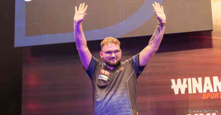 European Darts Grand Prix: Leon Weber schockt Joyce bei Debüt